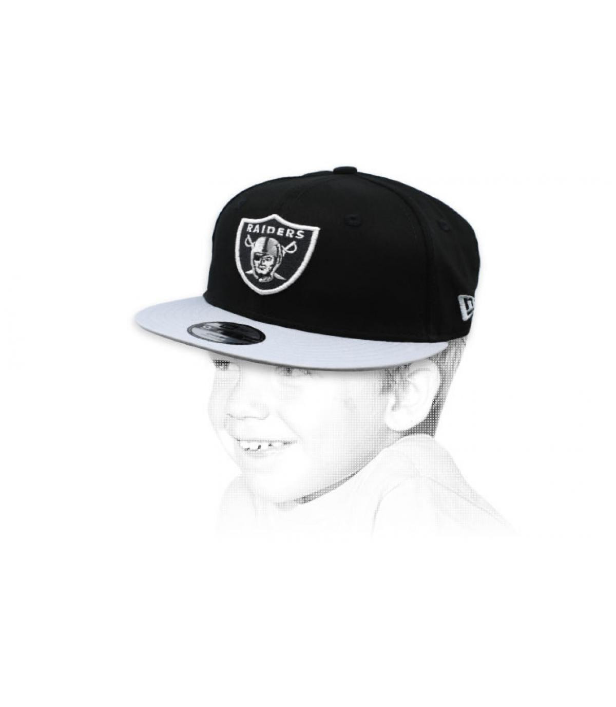 Kinder Snapback Raiders schwarz Snapback Kids Ess Raiders 9Fifty